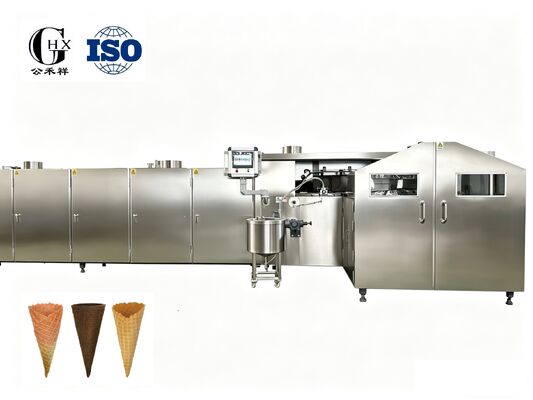 良い価格 高出力シュガーコーン焼成機 – トンネル型自動ライン 出力 5000-5800個/時 オンライン