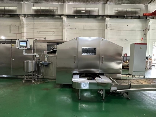良い価格 全自動ミニシュガーコーン製造機、チョコレート充填用、チョコレート+ビスケットスナック充填、1時間あたり10000個 オンライン
