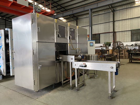 Stain Steel 12000pcs/H wafer Cone Making Machine PLC Controlled